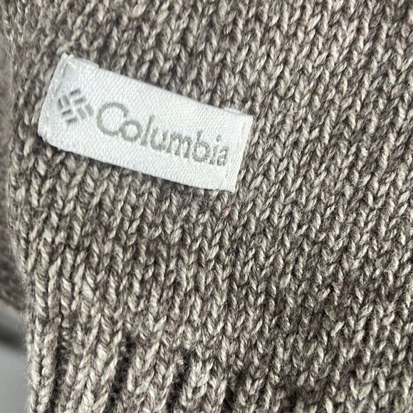 Columbia Men’s Cocoa Brown Zip Mock Neck Sweater XL - Picture 6 of 8